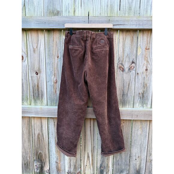 Vintage Chocolate Brown Corduroy Trousers - Picture 6 of 9